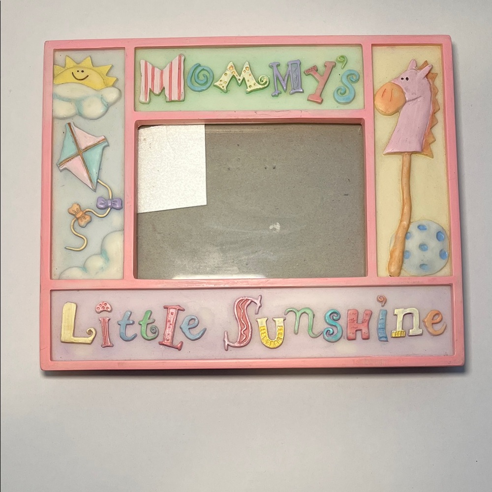Charming Pink Picture Frame- Mommy’s Little Sunshine